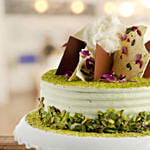 Pistachio Mahlabia Cake