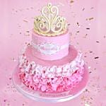 Princess Theme Cake 12 Portions Chocolate