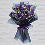 Purple Lisianthus & Kifaya Cake 8 Portions