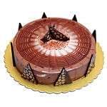 Purple Orchids & Cappuccino Cake 4 Portions