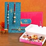 Rakhi Set With 6 Pieces Donuts