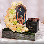 Ramadan Rose Tray N Premium Date Box