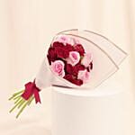 Red And Pink Roses Flower Bouquet