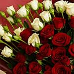 Red And White Spray Rose Bouquet