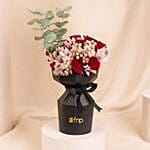 Red N Pink Roses Bouquet In New Nice Packaging