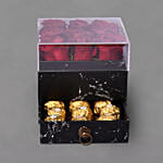 Red Roses And Ferrero Rocher Designer Box