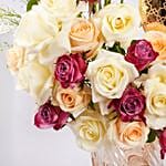 Rose Colors Beauty Vase