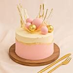 Royal Pink Crown Cake
