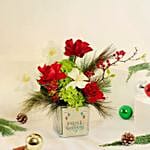 SeasonS Greetings Flower Vase