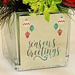 SeasonS Greetings Flower Vase