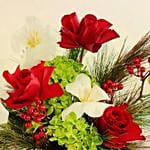 SeasonS Greetings Flower Vase