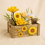 Sunflower Delights Get Well Soon Basket