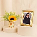 Sunflower Mug N Photo Frame Combo