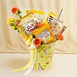 Teddy Bear Delights Rose Box