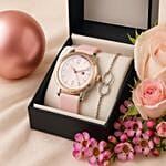 Tommy Hilfiger Women Watch Set N Flower Tray