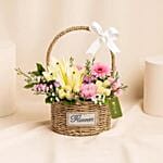Touch Of Magic Floral Basket Arrangement