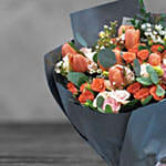 Tulip And Lisiantus Bouqet