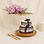 Ultimate Chocolate Cascade Cake With Roses