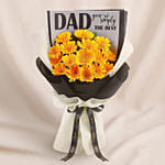 Vibrant Gerbera Bouquet For Best Dad
