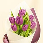 Violet Grace Tulip Flower Bouquet