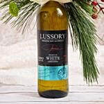 White Chardonnay Non Alcoholic With Flowers