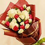 White Spray Rose N Chocolate Bouquet