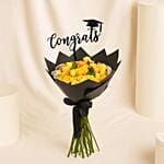 Yellow Roses Graduation Bouquet
