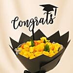 Yellow Roses Graduation Bouquet