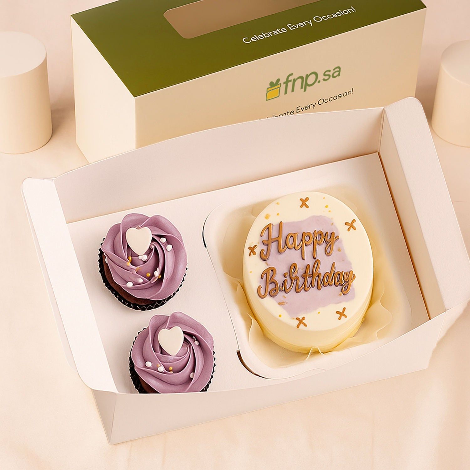 Online Festive Birthday Cake Box Gift Delivery in Saudi-arabia - Fnp.ae