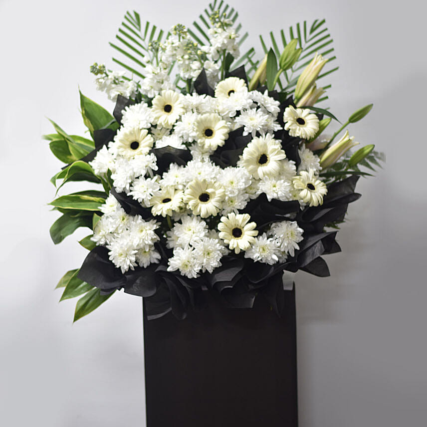 Daisy Condolence Stand