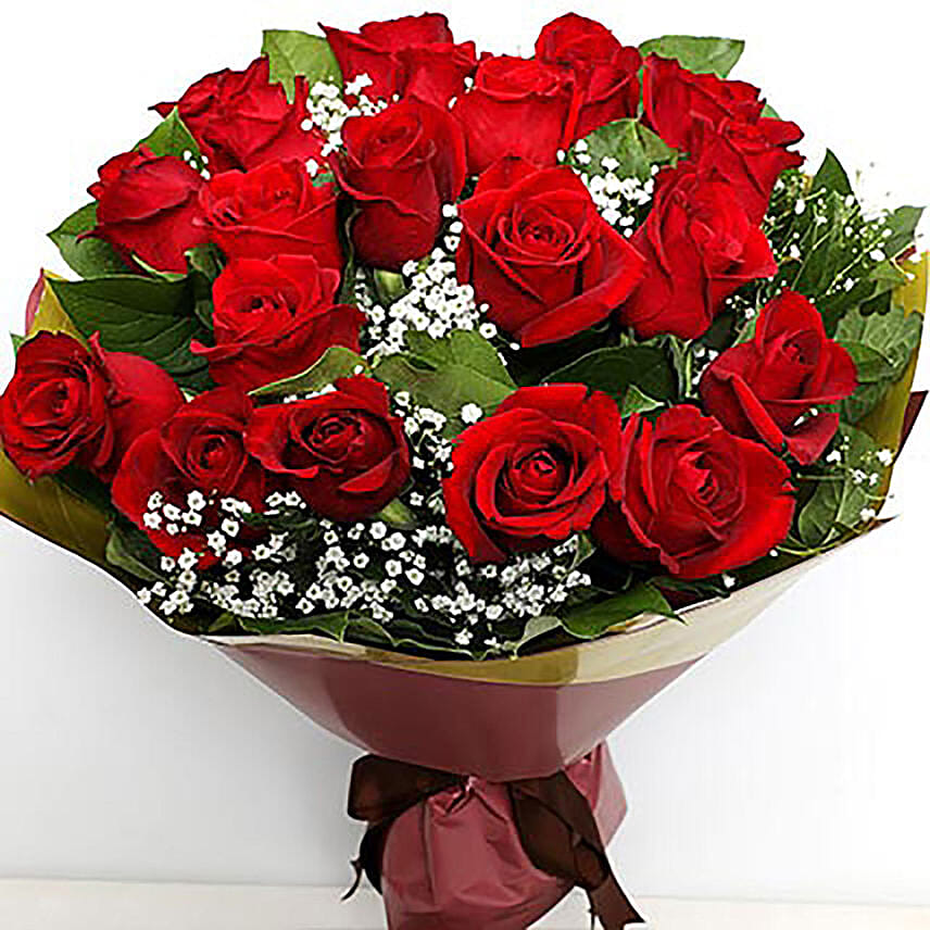 Elegant Bouquet Of 20 Roses