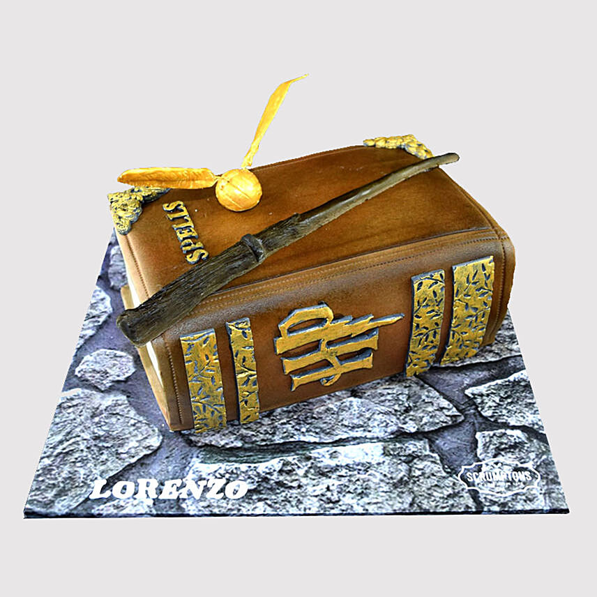 Magical Harry Potter Book Cake