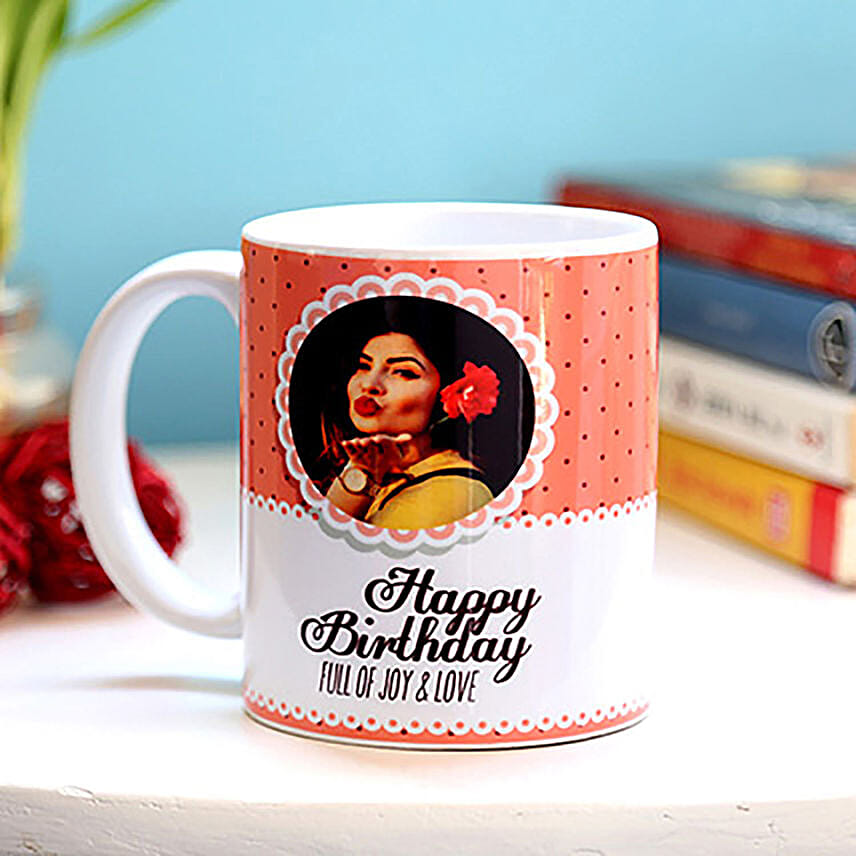 Personalized Joy And Love Birthday Mug