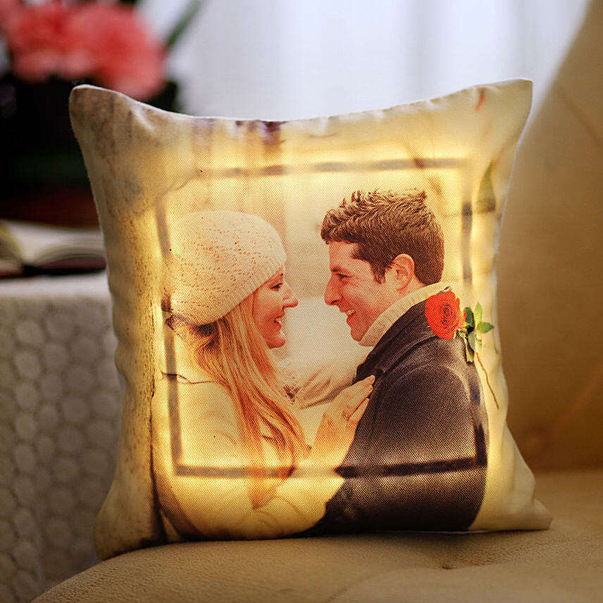 Personalized Led Cushion For Couple