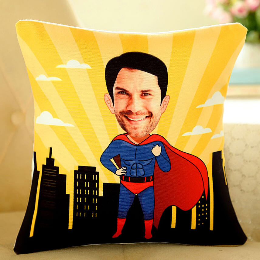 Super Hero Personalised Cushion