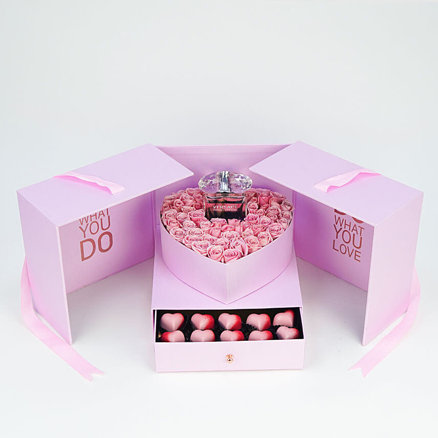 Rose & Perfume Box Of Love