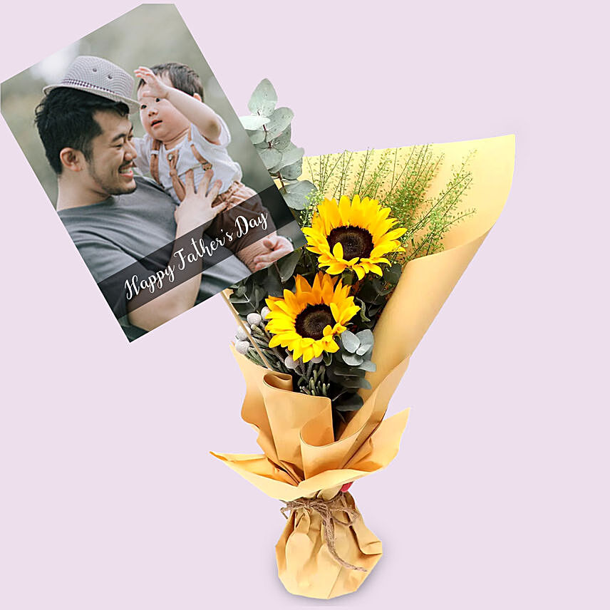 Personalised Sunshine Bouquet For Father's Day