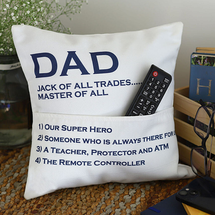 Master Of All Cushion For Dad