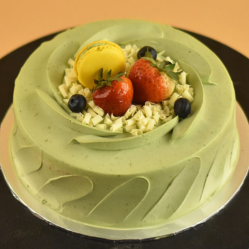 Delectable Green Tea Sponge Cake