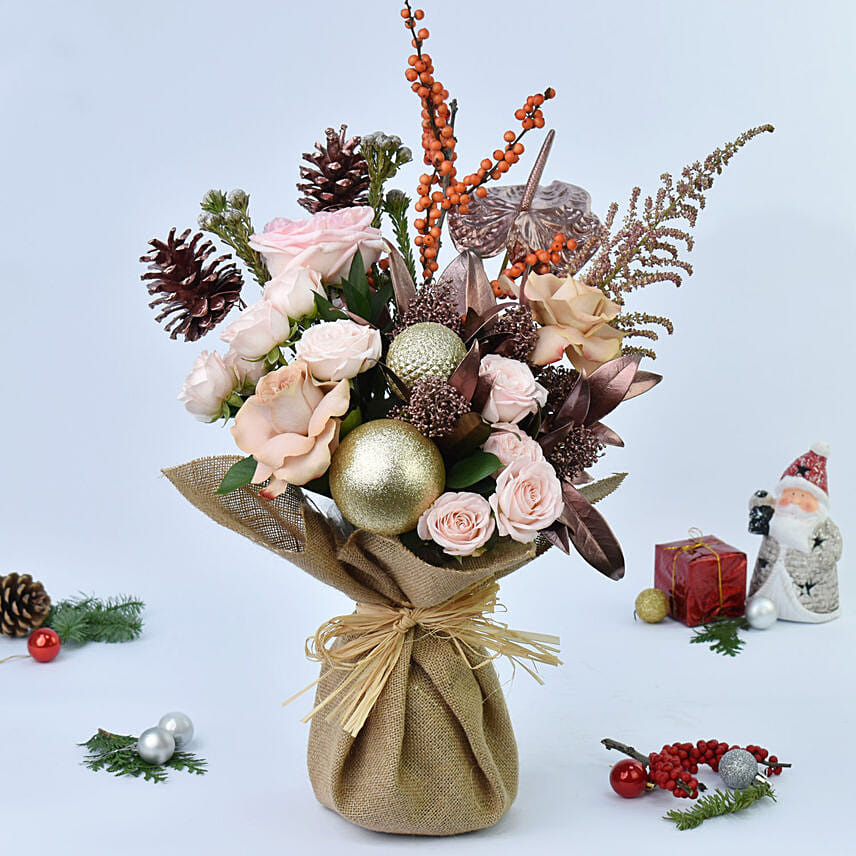 Christmas Joy Flowers Bouquet