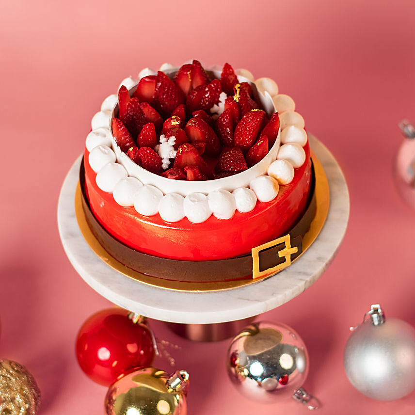Santa's Gift Red Velvet Cake