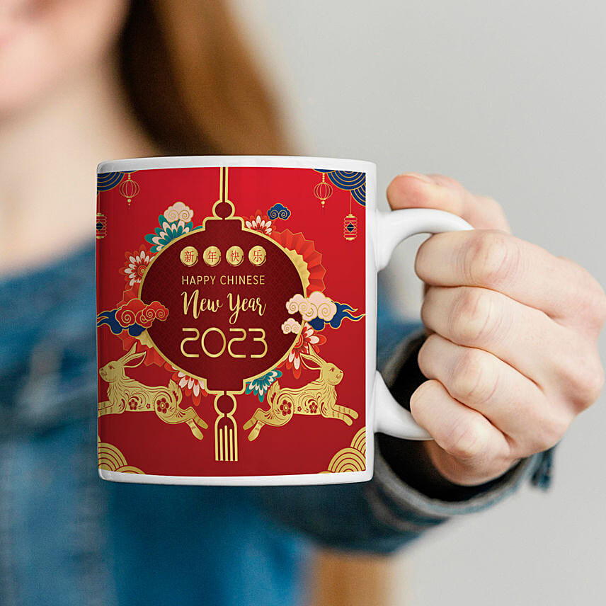 Happy Chinese New Year Printed Mug