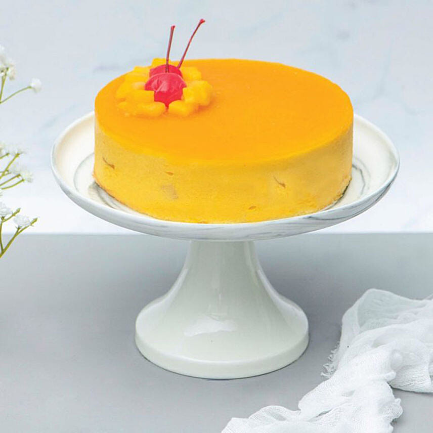 Delicious Mango Mousse Cake