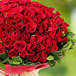 100 Red Roses Arrangement