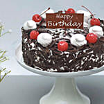 Appetizing Black Forest Cake For Birthday