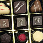 Artistic Happy Birthday Chocolate Box 6 Pcs