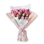 Blissful Pink Tulips Bunch