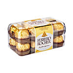 Box Of Mixed Roses With Ferreo Rocher
