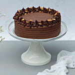 Crisply Walnut Chocolate Cake