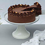 Crisply Walnut Chocolate Cake